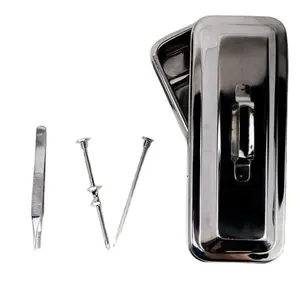 Aço inoxidável 304 Medical Grade HRT Trocars Bandeja Cup Tweezers 4Pcs Set Alta Qualidade Best seller em baixo preço fornecedor Paquistão