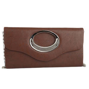 Bolso de mano elegante para mujer 9074 - Marrón oscuro - Product Image 3