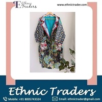 Veste Kimono Couette Fait Main Robe Qualité Standard Double Couche Coton Point Longueur du Sol Taille Naturelle Exportation Dans Le Monde Entier