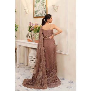 ชุดแต่งงานสุดหรูสำหรับผู้หญิง NORA by Zarqash 2025 Festive Wedding Edition-TC-1364 สีม่วงอ่อนแบบเนื้อนุ่ม รุ่น Bareeza Net - Product Image 4