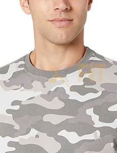 เสื้อสเวตเตอร์ผ้าฝ้ายขนแกะสำหรับผู้ชาย,เสื้อพิมพ์โลโก้แบบกำหนดเอง - Product Image 2