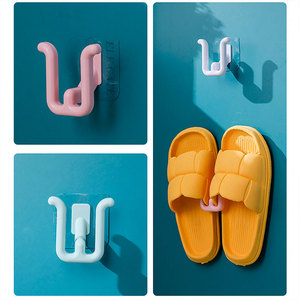 Mensola da Parete Multifunzione in Plastica Minispace, Design Minimalista con Ganci in Ferro per Organizzazione di Casa, Armadio, Bagno, Attrezzi e Scarpe - Product Image 1