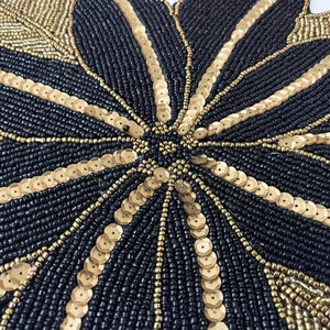 <b>Beaded</b> <b>Placemat</b> Handmade Round Charger for Luxury Dining & Holiday Decor Unique Piece Handmade <b>Beaded</b>, <b>Placemat</b>, Housewarming - Product Image 4