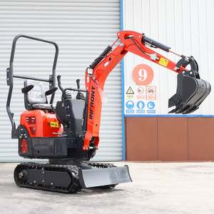 Excavatrice YFE12 2025, nouveau moteur Laidong Yanmar, pompe Kawasaki, moteur, poids opérationnel de 1,2 à 5 tonnes, pour travaux de construction, godet inclus - Product Image 1