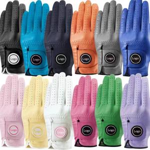 Gants de golf en peau de mouton véritable, antidérapants, fermeture auto-agrippante, prix le plus vendu, toutes tailles disponibles, pour hommes. - Product Image 2