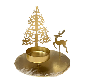 Decoración de mesa de árbol de Navidad de aluminio de calidad de exportación acabados plateados diseño personalizado esculturas de escritorio de buena calidad - Product Image 4