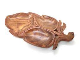 Plateau de service en bois en forme de feuille moderne, meilleure finition, articles de cuisine pour la maison, décoration de table, occasion de mariage - Product Image 4