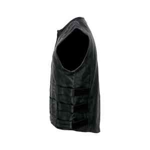 Gilet en cuir véritable de haute qualité chaud imperméable pour l'automne hiver avec un design unique sans manches gilet en cuir pour hommes le plus demandé - Product Image 4