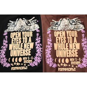 2024 Custom Summer 100% Cotton for Puff Print <b>Shirt</b> for <b>Men</b> Loose Fit with Heavyweight 230gsm Short Sleeve <b>Pocket</b> Tshirt - Product Image 4