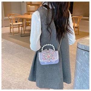 Lindo estilo de princesa para niños, conjunto de joyería para vestir, collar, horquilla, pulsera, anillo, pendientes, accesorios para el cabello de bebé, conjunto de regalo - Product Image 3