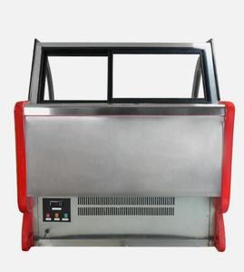 MEJOR VENTA COMERCIAL 18 PAN GELATO CONGELADOR DE EXHIBICIÓN DE HELADOS CON PANTALLA DE VIDRIO ANTI ANTINIEBLA CLARA - Product Image 3