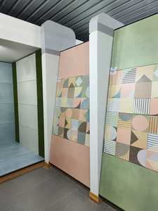 กระเบื้องเคลือบเซรามิค600x1200มม. ทันสมัยพื้นผิวมันวาวขัดเงาตกแต่งให้ดูหนา8/10มม. รับประกัน5 + ปี - Product Image 6