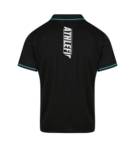 Athlefit-Polo tricoté en jacquard pour homme-Élégant, confortable avec bande de confort intérieur en tissu contrasté pour une tenue décontractée - Product Image 6