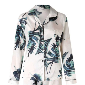 ชุดนอน2ชิ้นสำหรับผู้หญิงชุดนอนผ้าฝ้ายผสม - Product Image 6