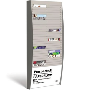 Portadocumentos Prospectus PAPERFLOW DIN A4 de Poliestireno Gris, 50 Unidades, 54.4 x 112 x 12.9 cm (Ancho x Alto x Profundidad) - Product Image 2