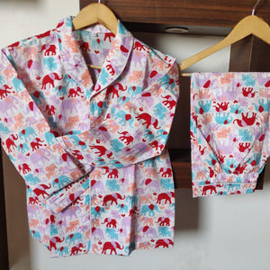 Vestido de noche con estampado de elefante, traje de noche indio de algodón puro hecho a mano, ropa informal - Product Image 6