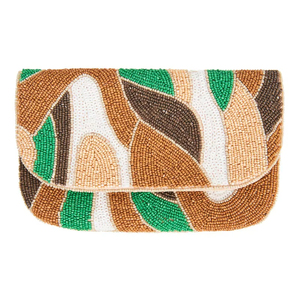 Bolsos de mensajero con cuentas de diseñador para mujer de la India, bolsos de mano bohemios con cuentas hechos a mano, bolso de mano para fiesta de compras de noche - Product Image 1