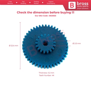 BGE653 VDO Speedometer Odometer Kilometer Cluster Repair Gear Cog 44x17 Teeth - Product Image 5