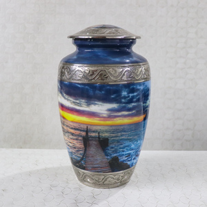 Urna Funeraria de Aluminio Clásica de Alta Calidad para Adultos, Suministros Funerarios, Urna Conmemorativa para Cenizas Humanas y de Mascotas - Product Image 3