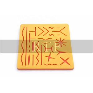 Coussin d'entraînement à la suture pour étudiants en médecine, réutilisable, en silicone, simulation réaliste de la peau et motifs de plaies variés - Product Image 3