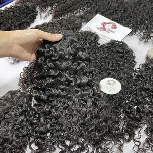 ต้นฉบับดิบพม่าผมหยิกธรรมชาติเวอร์จินส่วนขยายการรวมกลุ่ม,เวอร์จินผมซัพพลายเออร์จากเวียดนาม - Product Image 5