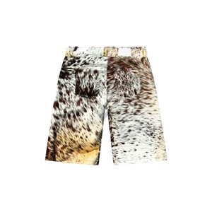 Produit professionnel Street Wear Shorts en cuir de vachette Nouveau style Dernière arrivée Respirant Shorts en cuir de vachette OEM - Product Image 2
