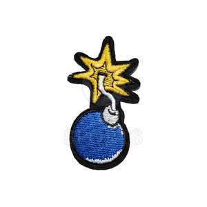 Customizable Eco-Friendly Embroidered Chenille <b>Patch</b> with Merrow Border for <b>Jackets</b> Hats School Apparel & Club Wear - Product Image 6