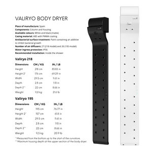 Secador de cuerpo por aire montado en la pared |   Secador Corporal Completo para Baño |   Secado Higiénico sin Toallas - Product Image 6