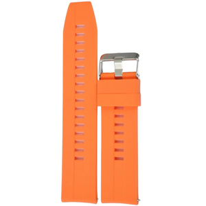 Correa de Reloj Inteligente Deportiva Unisex JD467 Naranja de Silicona con Hebilla de Acero Inoxidable, Correa de Reloj Ajustable Suave, Piezas de Reloj - Product Image 1