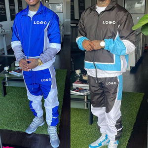 High Quality Winter Men's Breathable Outerwear Sets Oversized Custom Design <b>Tracksuits</b> Sporty Solid Pattern Digital Printed 100% - Product Image 6