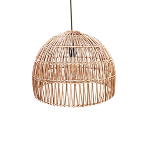 Lámpara Colgante Decorativa de Lujo para el Hogar, Tejida con Materiales Naturales de Alta Calidad, Color Blanco Dorado, Altura Ajustable, Intensidad Regulable - Product Image 6