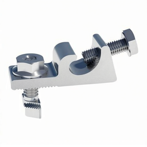 Terminal de Tierra de Aluminio de Perfil Bajo IronRidge PV-LUG-02-A1 para Riel Solar, Cable de 4-10 AWG, Techo y Cochera - Product Image 2