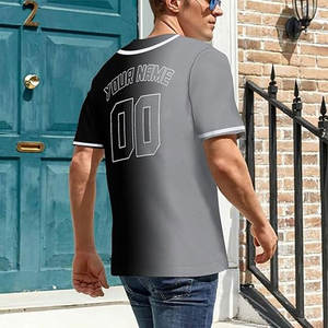 Venta directa de fábrica, ropa de entrenamiento deportivo para hombre, Jersey de béisbol/Jersey de béisbol hecho con tela de poliéster de la mejor calidad - Product Image 4