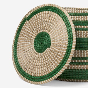 Nouveau design panier en osier pour plantes jonc de mer jacinthe d'eau panier en jute produits d'organisation de la maison à la maison - Product Image 3