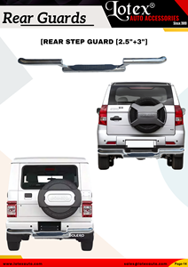 Protection arrière standard 2.5, marchepied de pare-chocs arrière en acier inoxydable pour SUV et véhicules utilitaires, disponible pour la vente en gros - Product Image 2