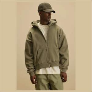 Sudaderas con capucha con cremallera lavado Vintage de algodón 100% de calidad superior con logotipo personalizado bordado serigrafía diamantes de imitación duraderos para hombres - Product Image 5