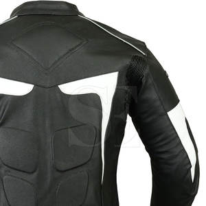 Chaqueta de moto de invierno de equipo personalizado de alta calidad para hombre de la mejor venta de cuero genuino a prueba de viento desgaste motocicleta Auto Racing - Product Image 3