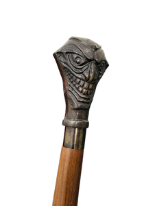 Piquet de marche Vintage en forme de tête de longe avec poignée de coulée en laiton nouveau bâton de marche pour la marche nouveau dernier bâton de voyage - Product Image 6