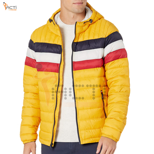 Chaquetas acolchadas para hombre hechas de poliéster al mejor precio, chaquetas acolchadas para hombre teñidas Lisas para venta en línea - Product Image 1