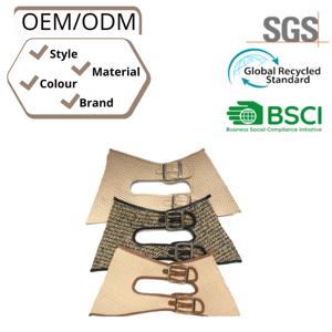 Accesorios y materiales auxiliares para el procesamiento de productos semiacabados de sandalias y pantuflas de bambú tejido con doble hebilla - Product Image 4