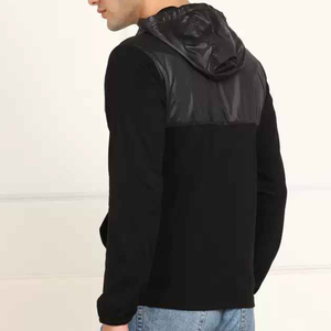 Sweat à capuche en polaire de polyester 100% pour hommes, sweat à capuche vierge à sublimation pour l'hiver, motif brodé pour impression personnalisée - Product Image 6