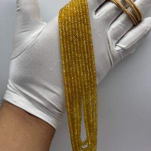 Piedras preciosas de zafiro amarillo natural, sin calor y sin tratamiento, 2mm a 5mm 100% piedras preciosas naturales de alta calidad - Product Image 3