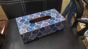 Wholesale Customized Wooden Tissue Box <b>Cover</b> with Enamel Print Design for Christmas and Easter Occasions Handmade - Product Image 4