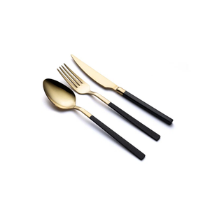 Nouveau design de vaisselle en acier inoxydable ensemble de couverts dîner couteau cuillère maison cuisine restaurant vaisselle mariage événement décor 2024 - Product Image 1