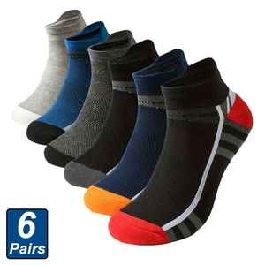Vente en gros Chaussettes décontractées unisexes tendance sur mesure Blanc Noir Bleu Rouge-Coton/Polyester Tricoté Style Logo Hommes - Product Image 6