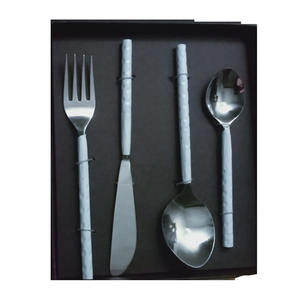 Stainless Steel Cutlery <b>Knife</b> <b>Fork</b> <b>Spoon</b> <b>Set</b> Western Steak Gold Cutlery <b>Set</b> Silverware Suitable for Wedding Event Gifts - Product Image 2