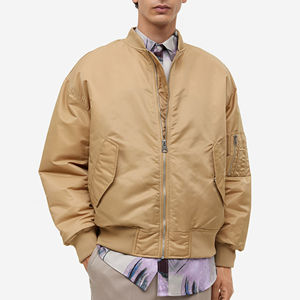 Chaqueta Bomber de Satén Personalizada de Invierno, Nueva, Último Modelo, Talla Grande para Hombre, con Letras Personalizadas, al por Mayor, Modelo 2025 - Product Image 4