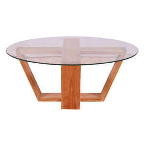 Mesa de Centro Minimalista de Madera de Teca, Diseño Minimalista Hecho a Mano para una Decoración Elegante de Sala de Estar u Oficina - Product Image 1