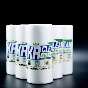 Krclean 200 Sheet Super <b>Absorbent</b> Cotton Cleaning <b>Cloths</b> 20x25 cm White for Kitchen Dishes Tables and Surfaces - Product Image 4