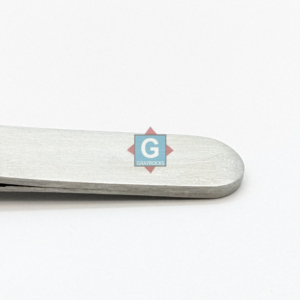 Pince à épiler à sourcils avec logo personnalisé de haute qualité avec embouts pointus inclinés en acier inoxydable durables Instruments de beauté - Product Image 2